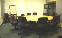 EC meeting rooms for rent with table and chairs