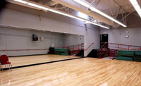 ECC Fitness Center aerobics room
