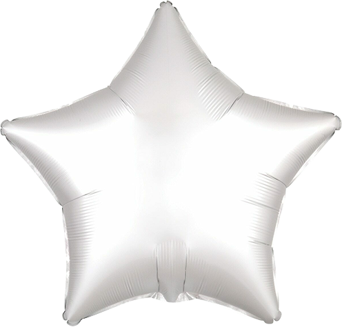 White Mylar Balloon